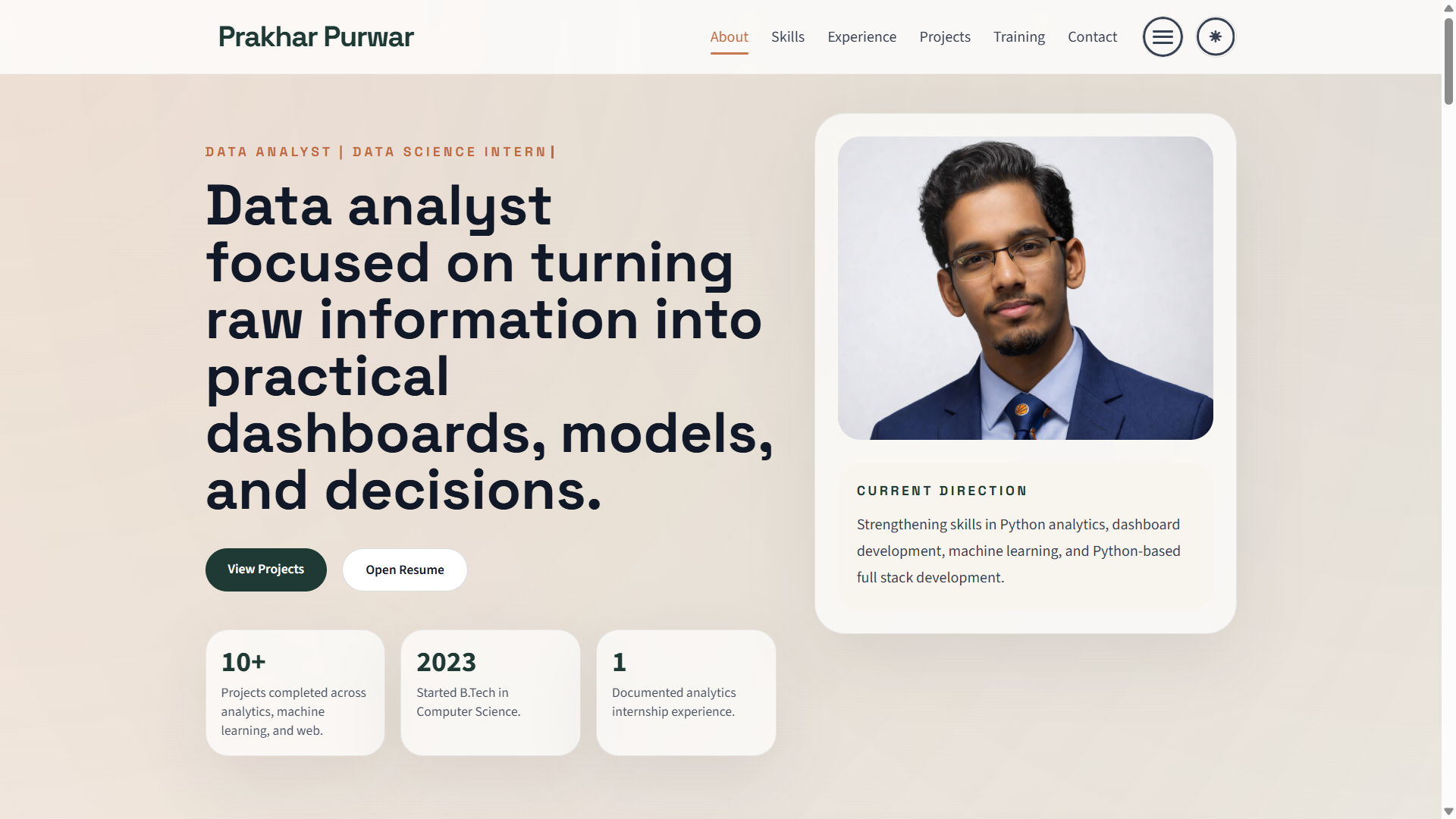 Prakhar Purwar | Data Analyst Portfolio